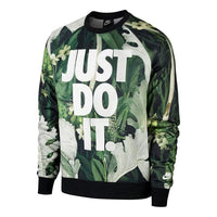 Nike Just Do It Floral Crew 'Green White' CK8178-083