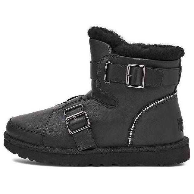 (WMNS) UGG Mini Buckle Short Boots 'Black' 1138157-BLK