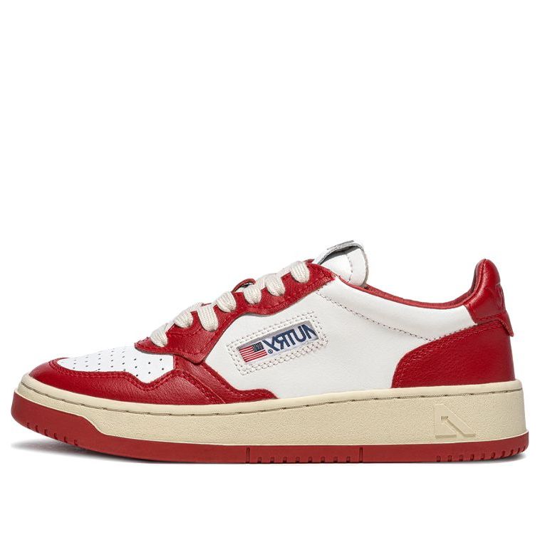 (WMNS) Autry Medalist Low Leather 'Red White' AULW-WB02
