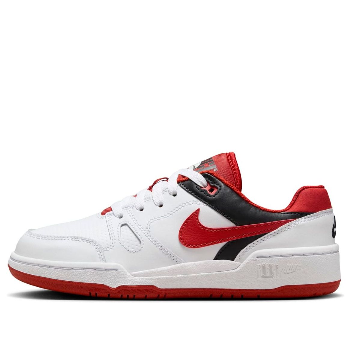 (GS) Nike Full Force Low 'White Mystic Red' FV5929-100