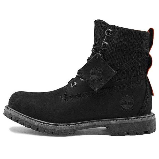 (WMNS) Timberland Rebotl 6 Inch Wide-Fit Boot 'Black Nubuck' A2AZ8