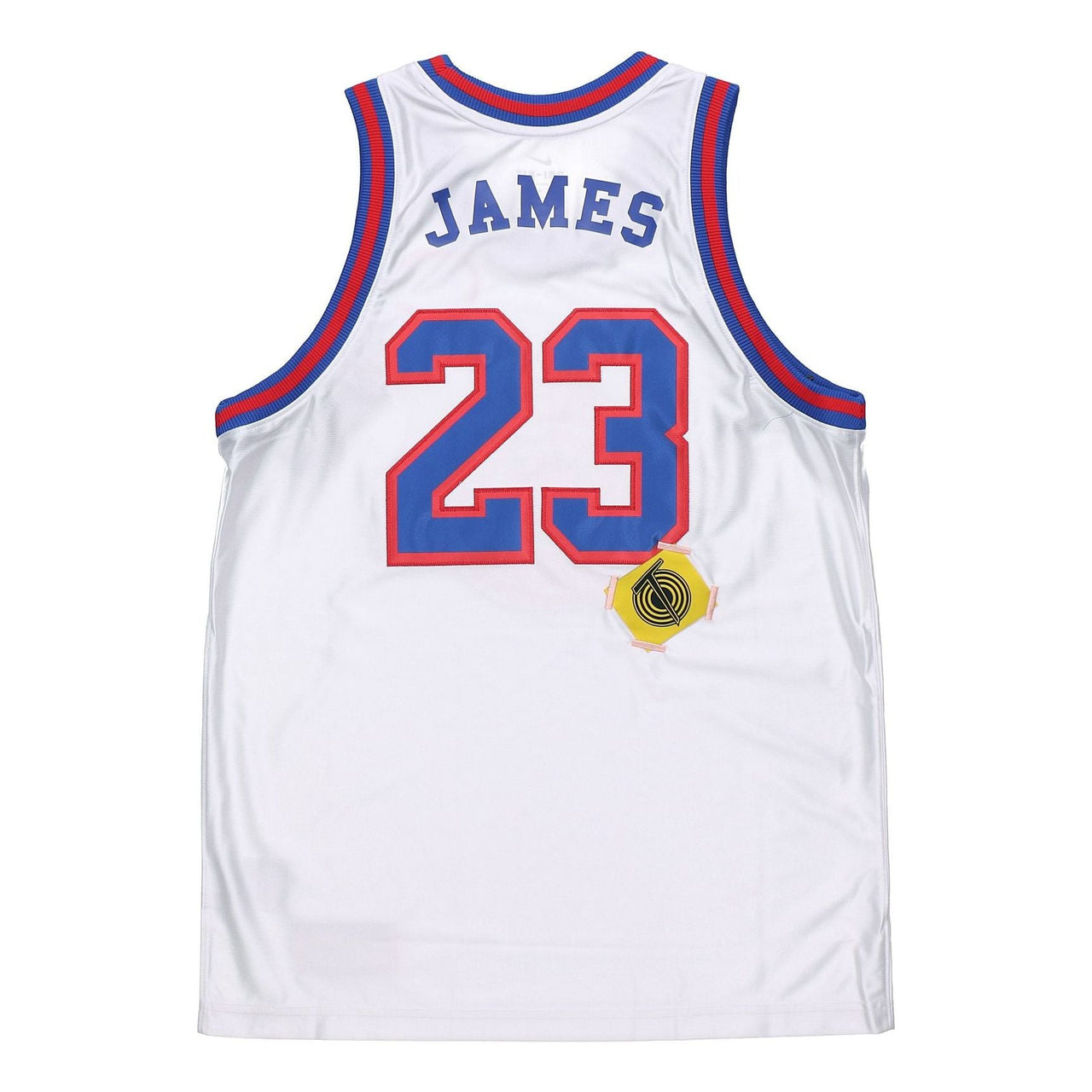 Nike NBA Large Dunk 2 Space Jam LeBron James 23 Large Jersey White CW4279-100