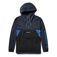 Men's Timberland Sleeve Logo Large Pocket Jacket Navy Blue A1Z8GW89