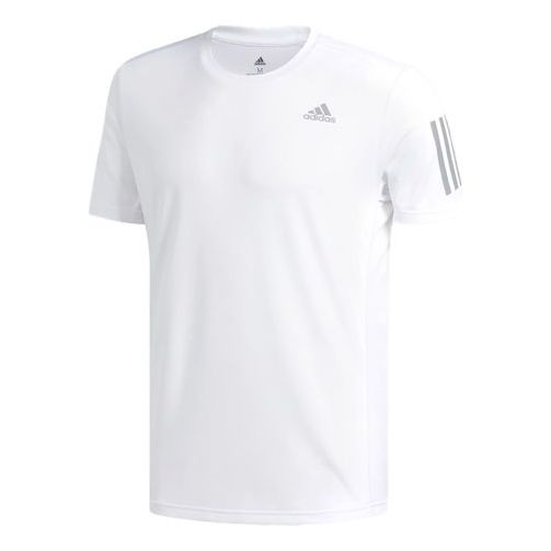adidas Own The Run Sports Short Sleeve Tee 'White' DX1319