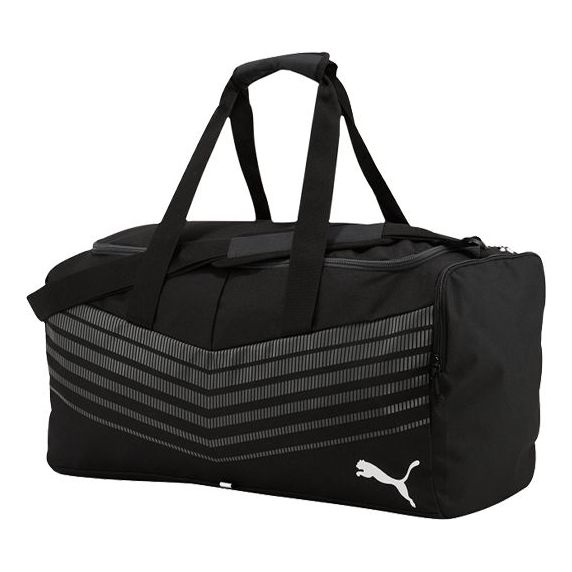 PUMA Football Play Medium Sports Team Bag 'Black White' 077163-06