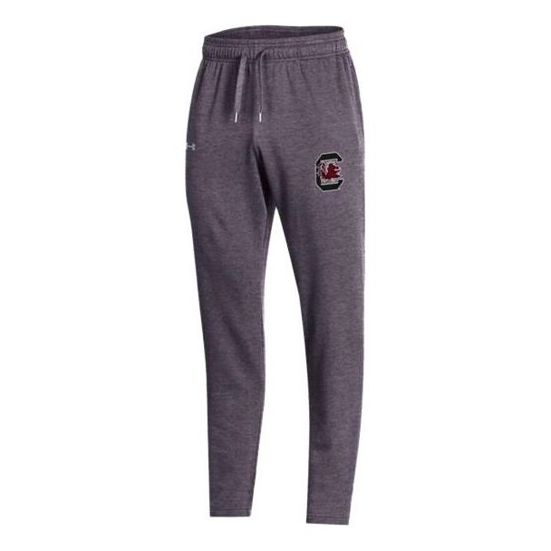 Under Armour UA All Day Fleece Collegiate Open Bottom Pants University of South Carolina 'Grey' 5120574-095