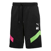 PUMA X MTV Colorblock Casual Shorts 'Black' 579676-01