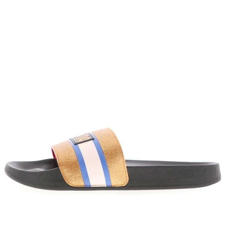 (WMNS) PUMA Leadcat Ftr 90s Pop Slide Gold/Black 372624-01