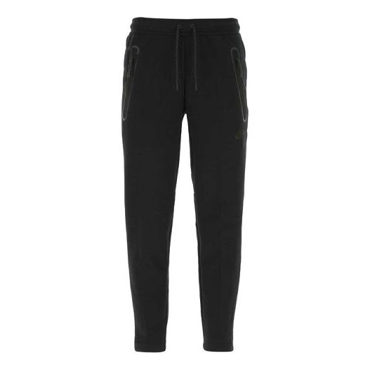 Men's Nike Athleisure Casual Sports Breathable Lacing Long Pants/Trousers Black CU4501-010