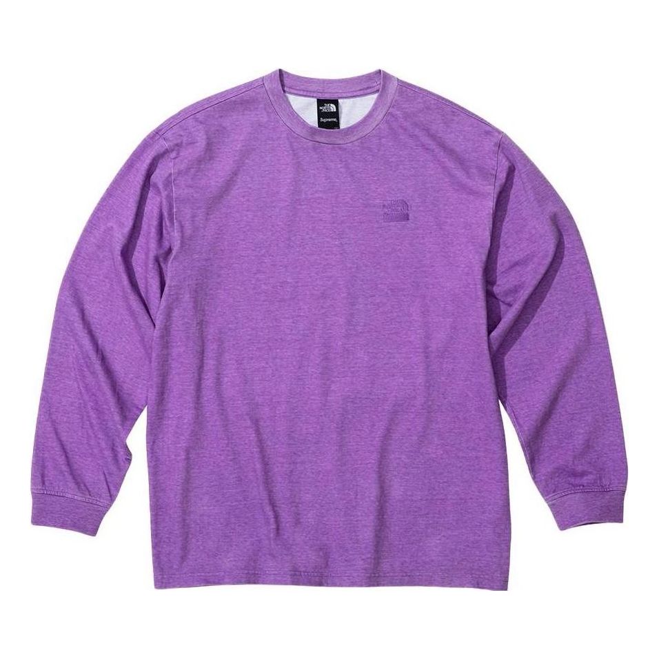 Supreme x The North Face Pigment Printed Crewneck 'Purple' SUP-FW22-765