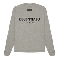 Fear of God Essentials SS22 Long Sleeve T-Shirt 'Dark Oatmeal' FOG-SS22-609