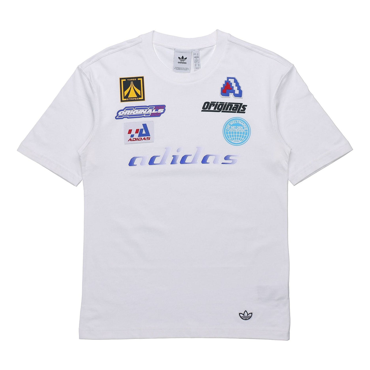 adidas originals MENS TGP SS Casual Sports Crew Neck Short Sleeve White HA4742