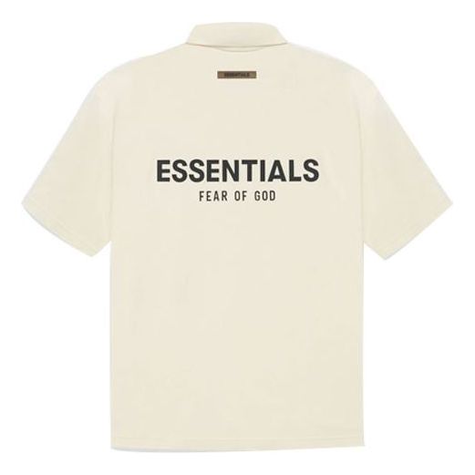 Fear of God Essentials SS21 Polo Shirt 'Buttercream' FOG-SS21-552