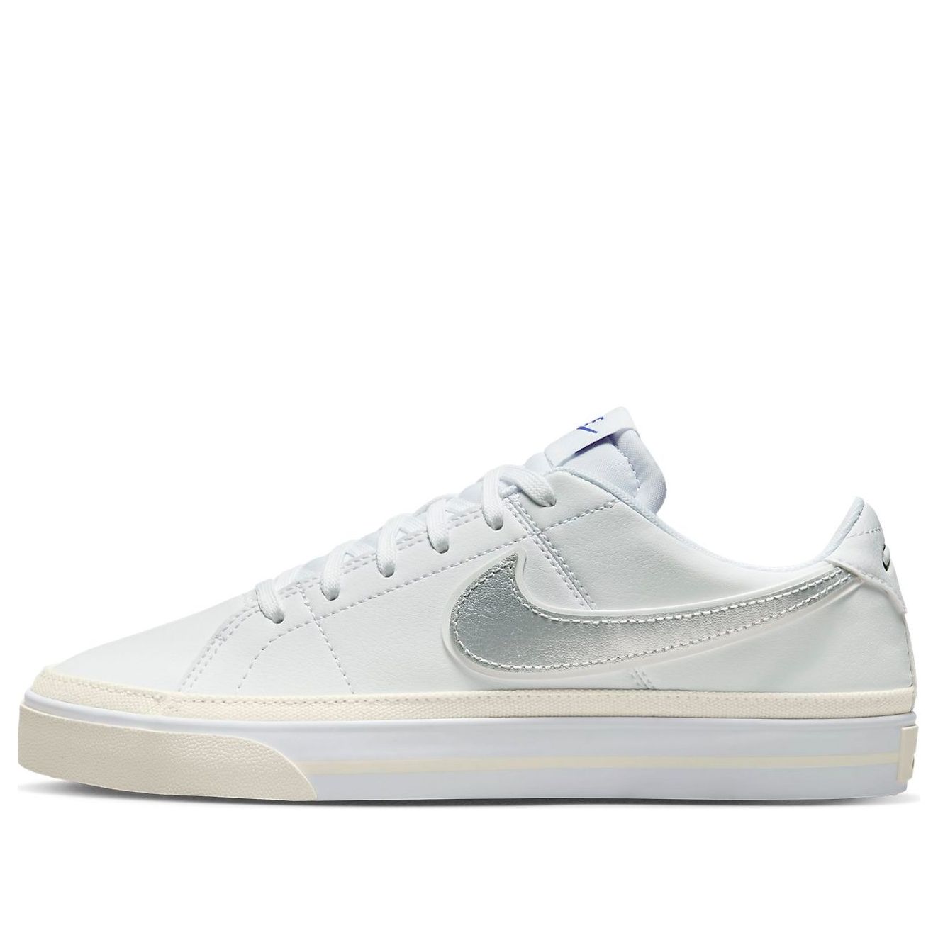 (WMNS) Nike Court Legacy 'White Metallic Silver' DX3216-100
