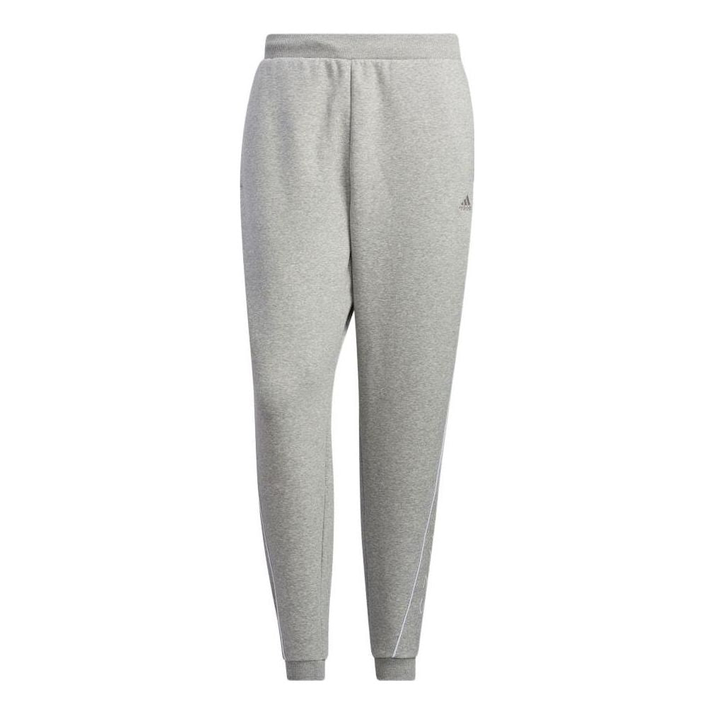 Men's adidas Solid Color Alphabet Logo Casual Sports Pants/Trousers/Joggers Gray HM2681
