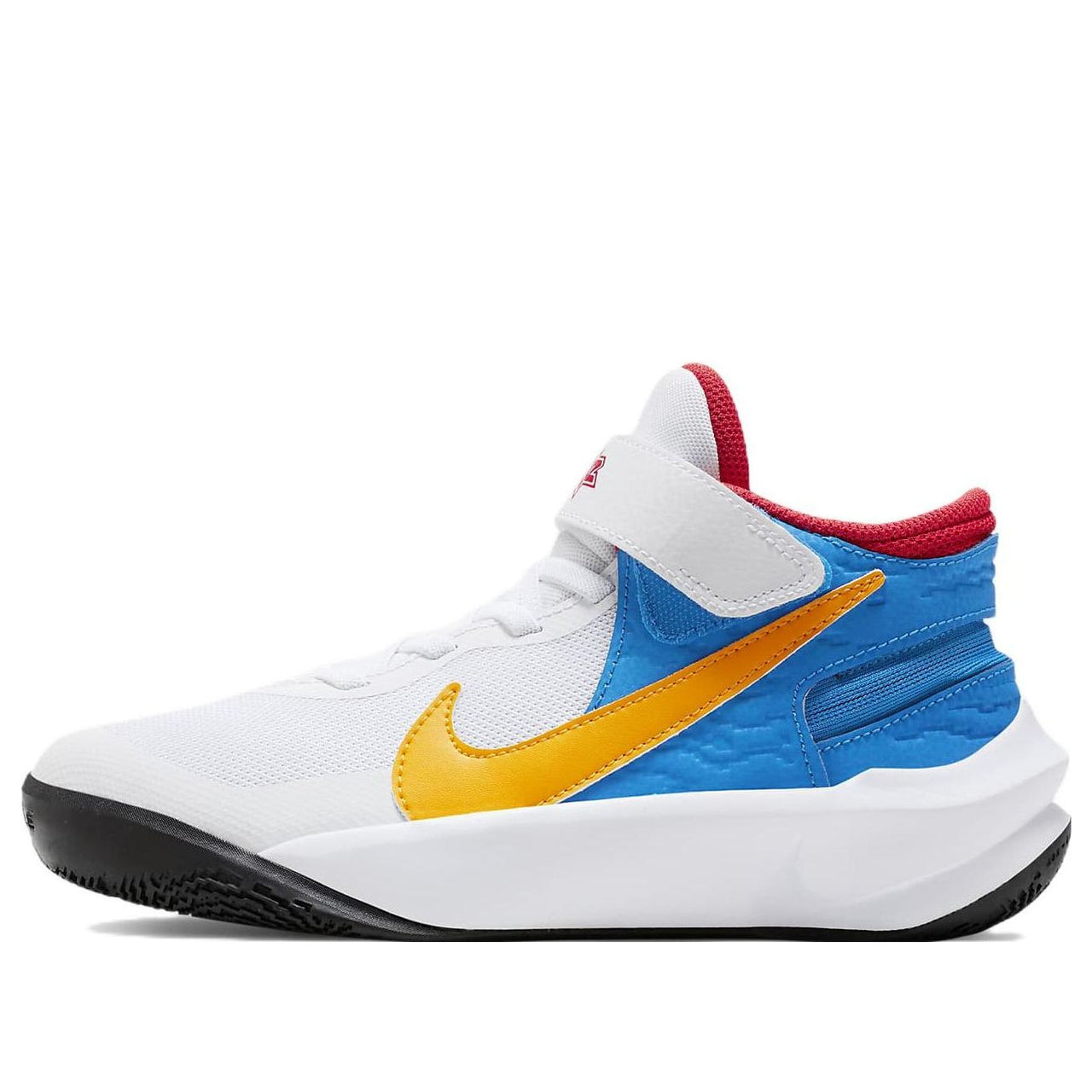 (GS) Nike Team Hustle D 10 'White Blue Yellow' DV9110-171