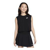 (WMNS) Nike Sportswear Club Crop Top 'Black' FV5506-010