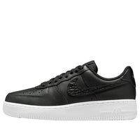 (WMNS) Nike Air Force 1 Low Pebble Croc 'Black' IO4837-001