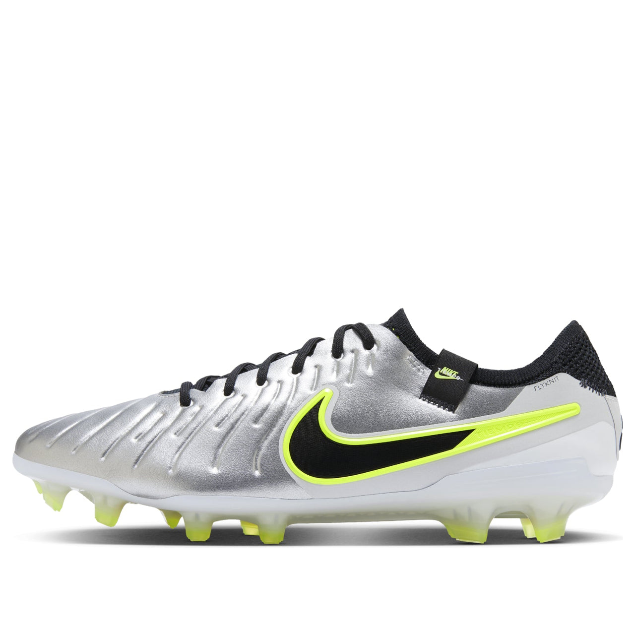 Nike Tiempo Legend 10 Elite FG 'Mad Voltage Pack Silver Black' DV4328-001