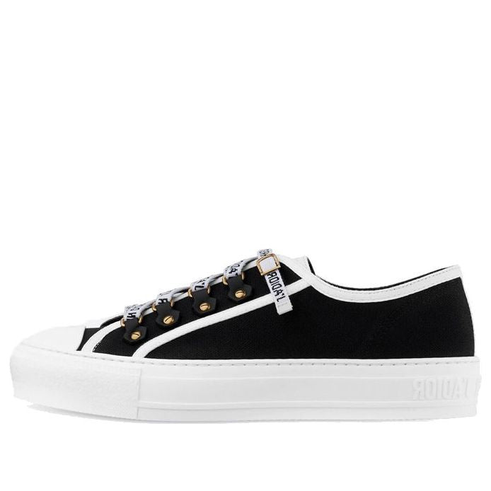 (WMNS) Dior Walk'N'Dior Low Top 'Black Canvas' KCK177CVA_S12X