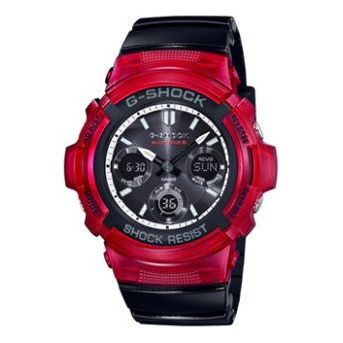 CASIO G-Shock Analog-Digital 'Red' AWG-M100SRB-4APR