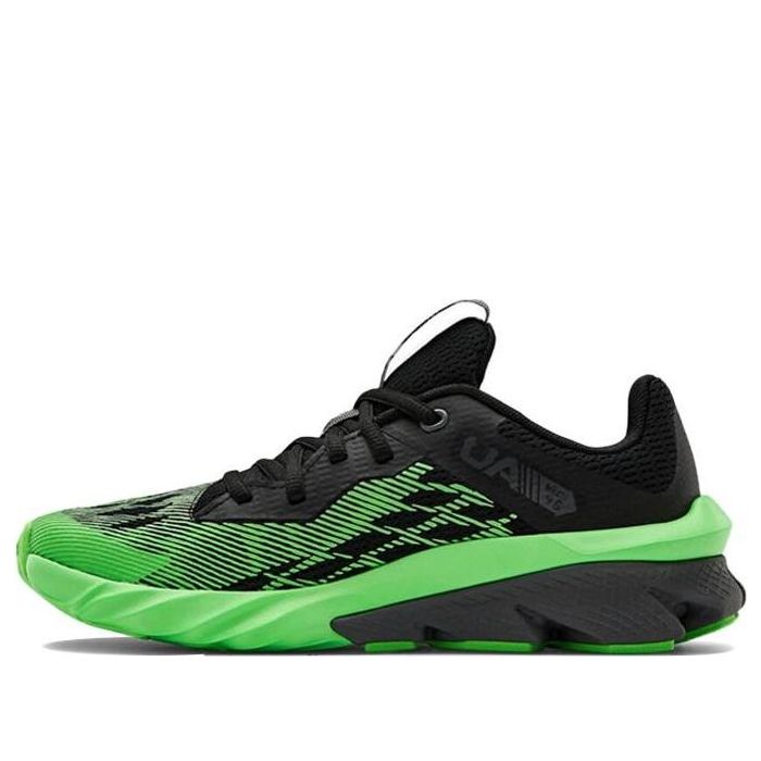 (GS) Under Armour Charged Scramjet 3 Sports Shoes Green/Black 3022611-001