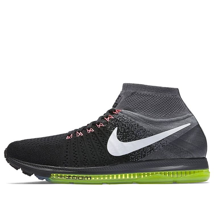 Nike Zoom All Out Flyknit 'Black White Volt' 844134-002