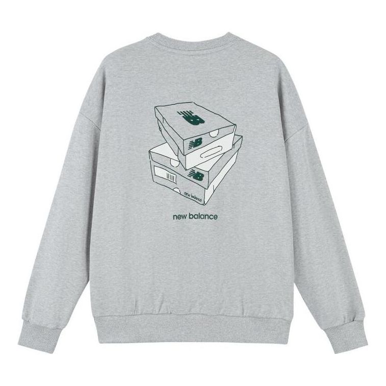 New Balance Casual Graphic Sweatshirt 'Grey' AMT33365-SEY