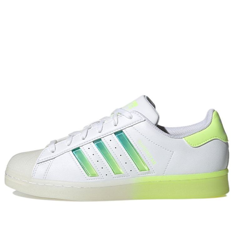 (WMNS) adidas originals Superstar 'White Yellow Green' GW4909
