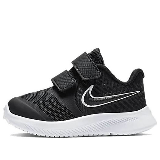 (TD) Nike Star Runner 2Velcro 'Black White' AT1803-001