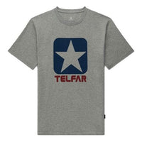 Converse x TELFAR Crossover Basketball Sports Printing Round Neck Short Sleeve Couple Style Gray 10022844-A02