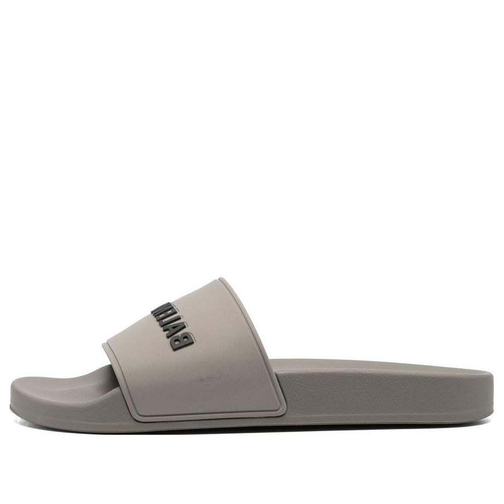 (WMNS) Balenciaga Pool Slides 'Grey Rubber' 565547W1S801010