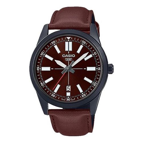 Casio Dress Pointer Display Analog Watch 'Metallic Brown' MTP-VD02BL-5E