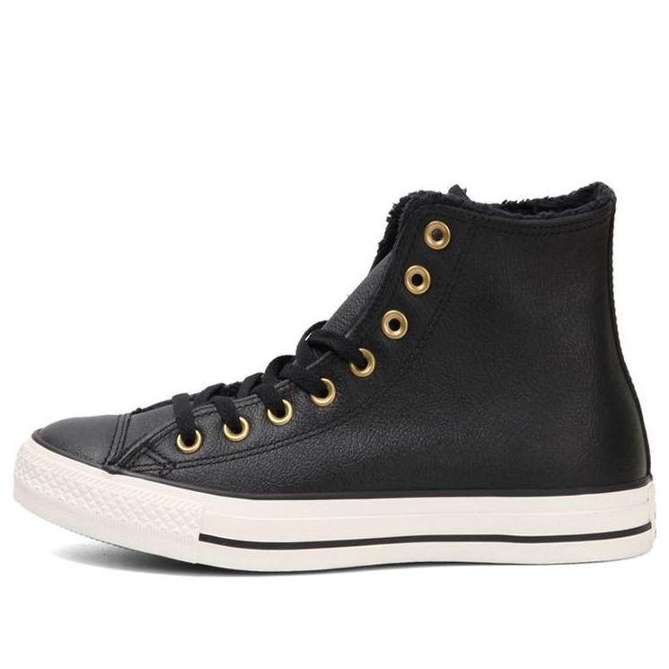 Converse Chuck Taylor All Star 'Black Leather Gold' 160094C