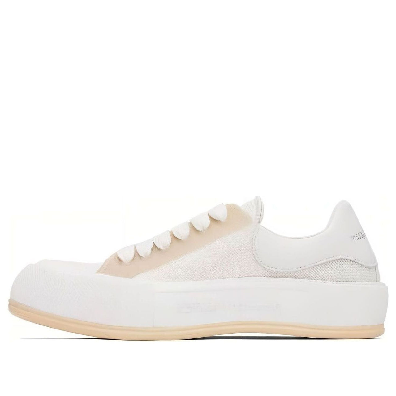 Alexander McQueen Deck Lace Up Sneakers 'White Beige' 711098W4UB28993