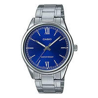 CASIO Quartz Waterproof Blue Dial Mens Blue Analog MTP-V005D-2B1
