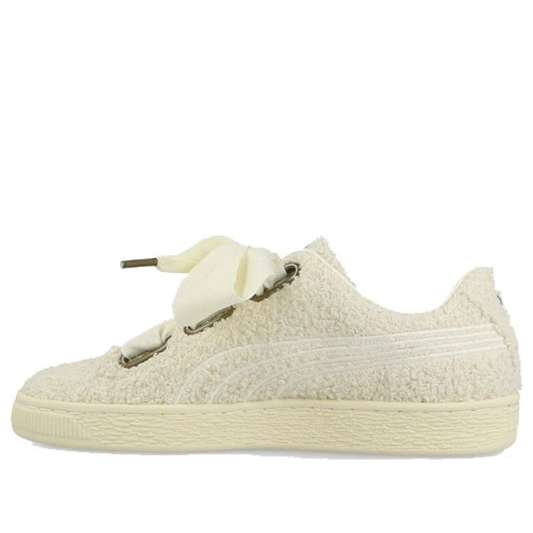 (WMNS) PUMA Basket Heart Teddy 'Cream y' 367030-01