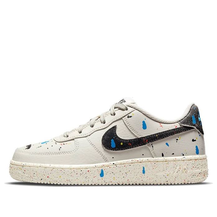 (GS) Nike Air Force 1 LV8 3 'Paint Splatter - Light Bone' DJ2598-001