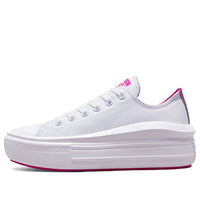 (WMNS) Converse Chuck Taylor All Star Move Low 'White Purple' 572071C