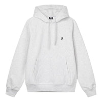 Stussy Swirl Applioue Hoodie 'Light Grey' 118478