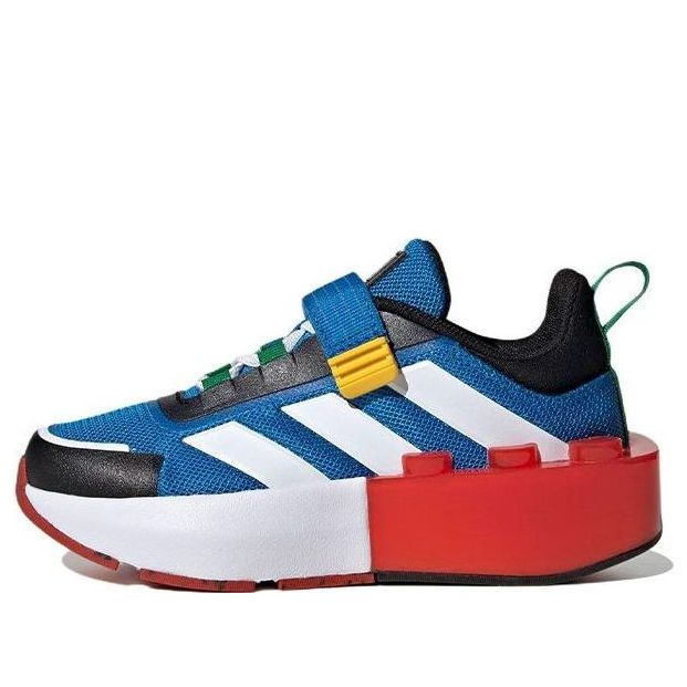 (GS) adidas Tech Runner EL x LEGO 'Shock Blue White' HP5879