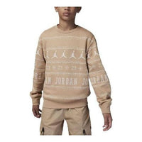 (GS) Air Jordan MJ Holiday Fleece Crew Top 'Hemp' 95C724-X0L