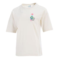 (WMNS) PUMA Downtown Graphic Printing Casual Sports Round Neck Short Sleeve Creamy White 533050-73