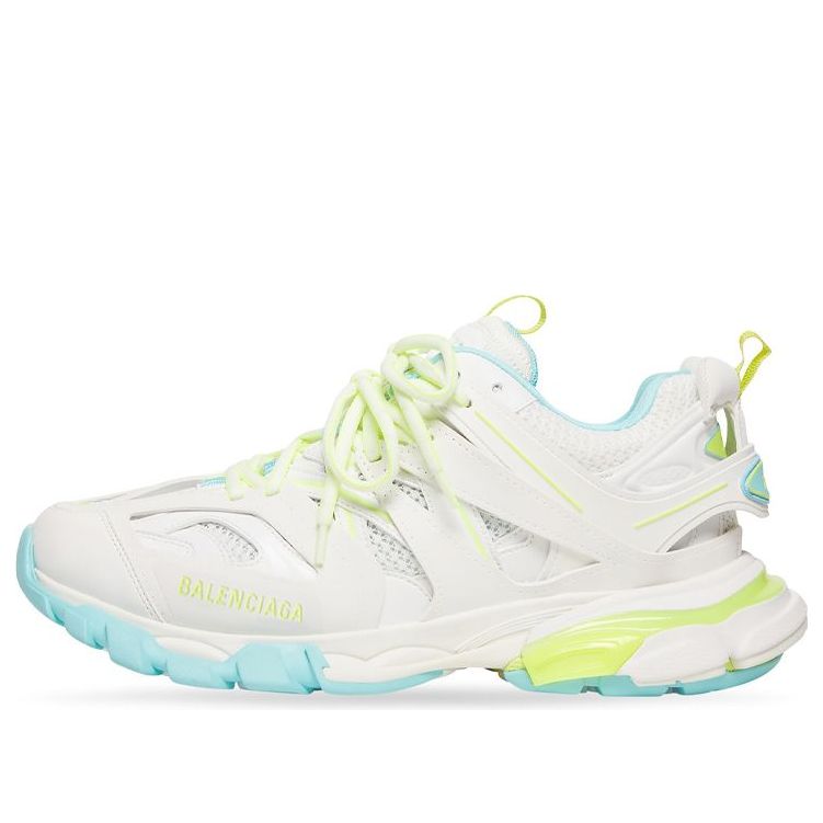 (WMNS) Balenciaga Track Sneaker 'White Neon Yellow' 542436W3AC69704
