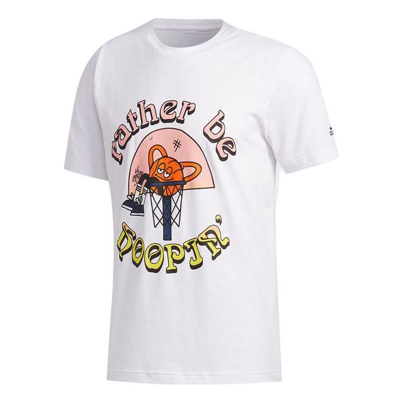 adidas LIL STRIPE RBH Basketball Tee 'White' FS9980