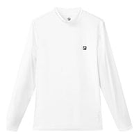 FILA Athletics Series Slim Fit Round Neck Gym Long Sleeves White A11M125201F-WT