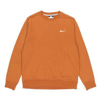 Men's Nike Fleece Lined Embroidered Small Logo Classic Sports Brown 916609-290