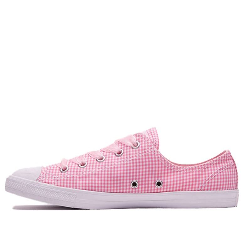 (WMNS) Converse Chuck Taylor All Star Dainty Low 'Pink Plaid' 560832C