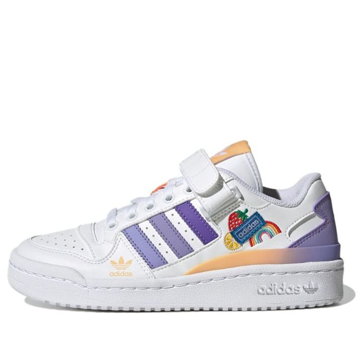 (GS) adidas Forum Low 'White Light Purple' GY8209