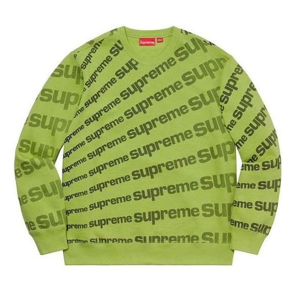 Supreme Radial Crewneck 'Green Black' SUP-SS20-098